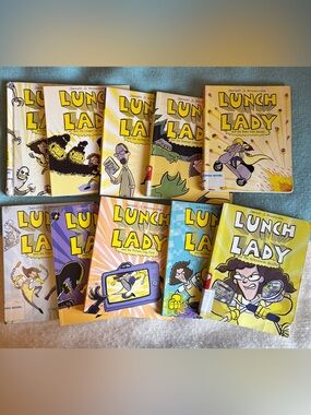 Set of Lunch Lady Graphic Novels 1-10